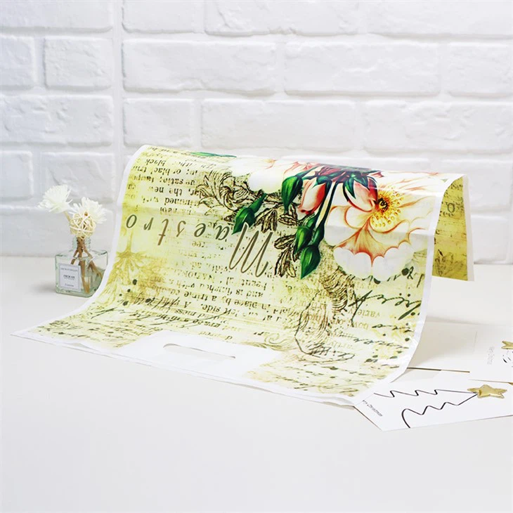 Die Cut Tote Bags Waterproof Tote Bags Plastic Tote Bags